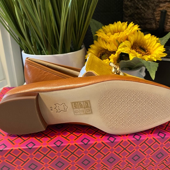 Tory Burch Jessa Suede & Leather Loafers - Picture 6 of 9
